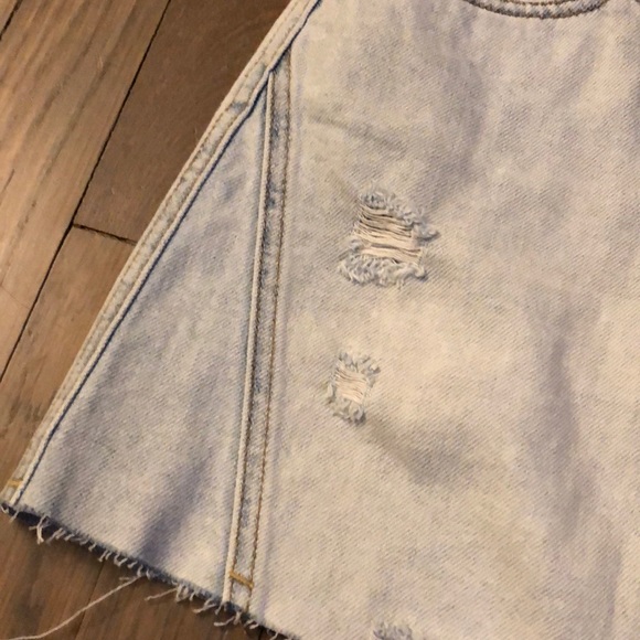 Free People NWT Jean skirt🔥🔥🔥🔥😍😍 - Picture 5 of 12